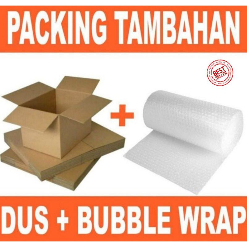 Jual Tambahan Dus dan Bubble Wrap Wajib Biar Aman Shopee Indonesia