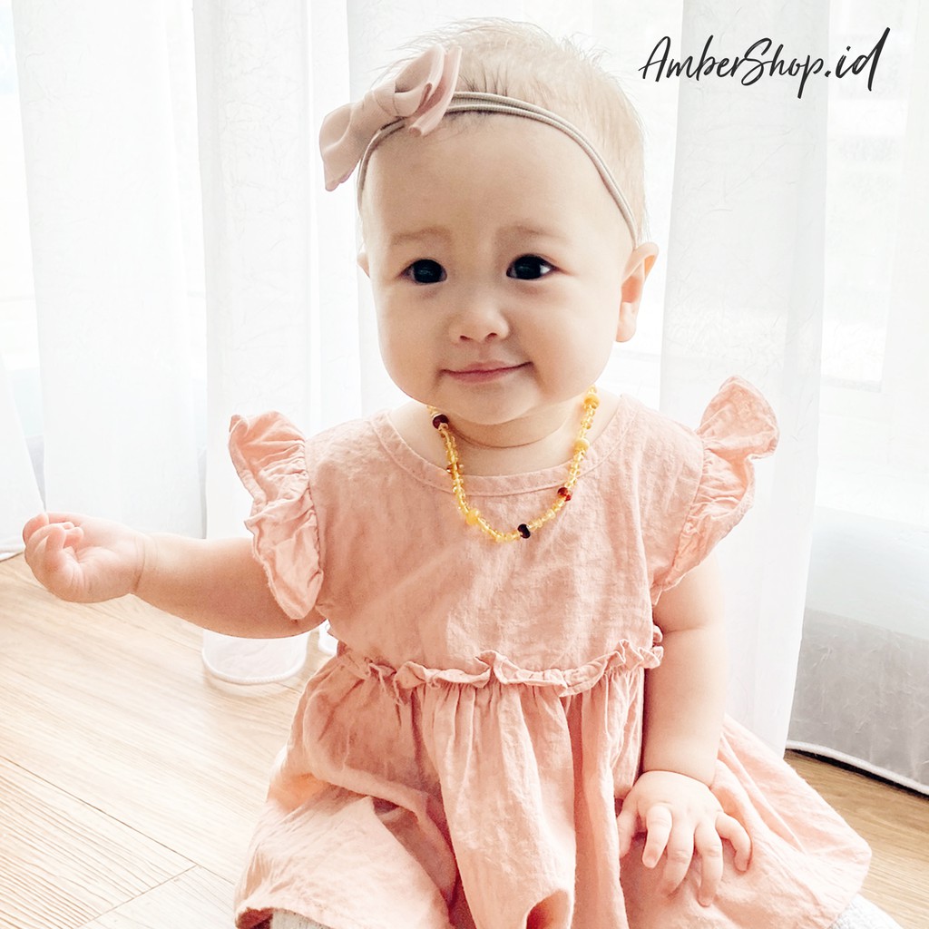 AS32 kalung Amber pereda tumbuh gigi bayi - Amber Shop