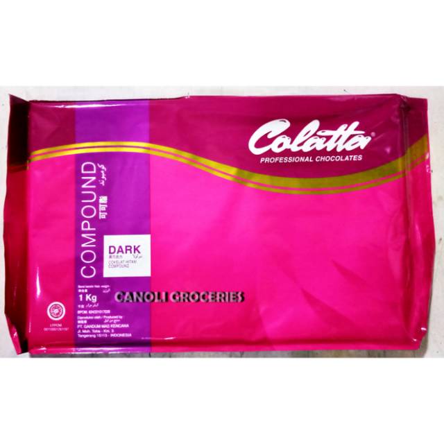 

Colatta Dark Chocolate Compound 1 kg / Coklat Batang