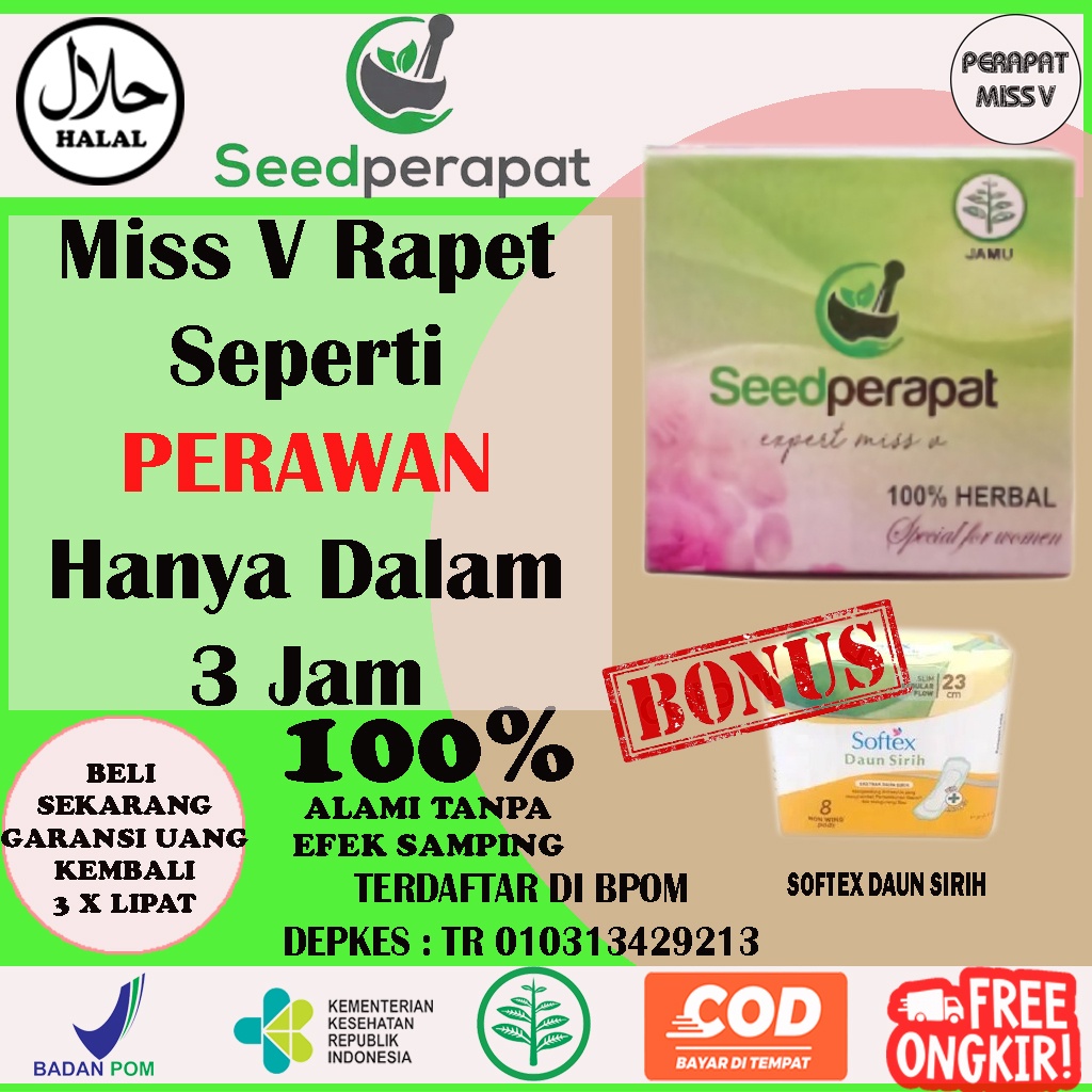 Obat Perapat Vagina Merapatkan Vagina Seed Perapat Miss V Agar Kembali Perawan Permanen Aman BPOM