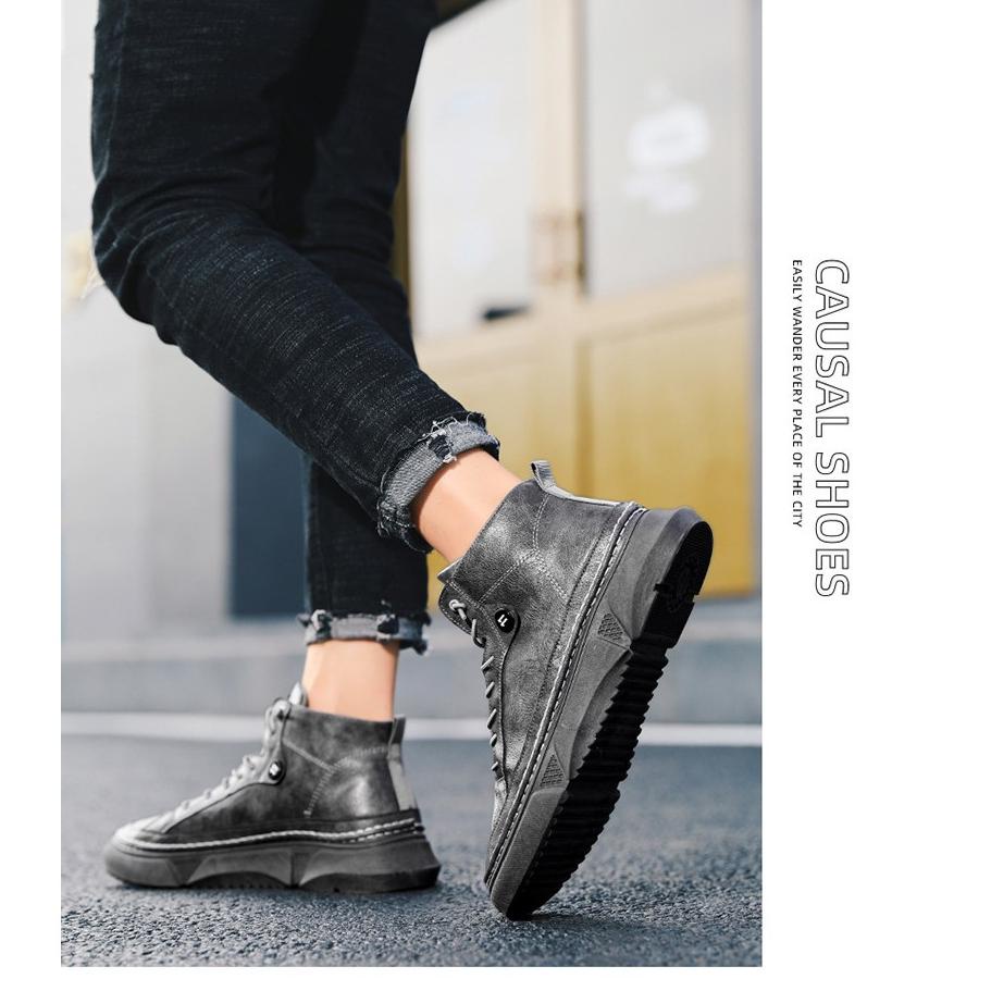 Terbaru Untuk Anda Pennay Boots - Sepatu Boot Pria Import Martin Luther Boot Retro Casual Kerja dan