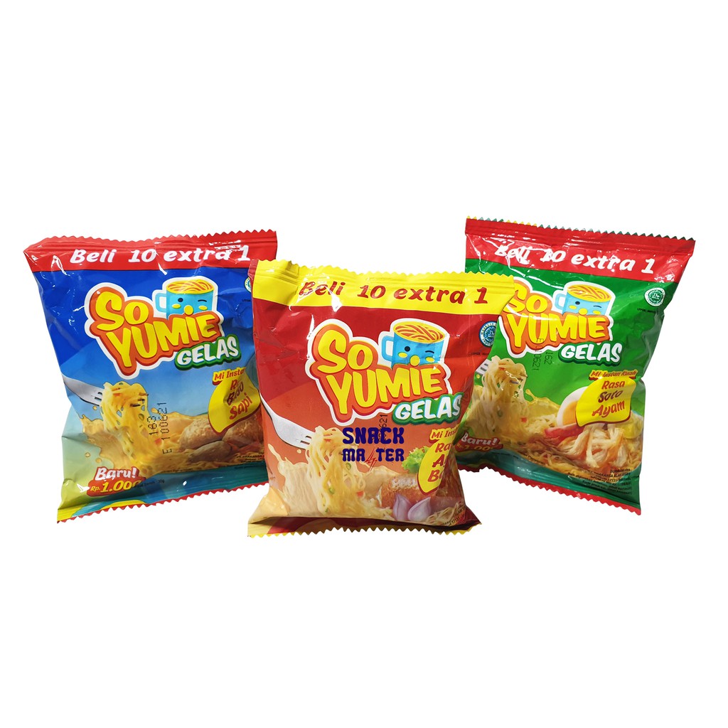 

So Yumie Mie Gelas Instant - Netto 30 gr