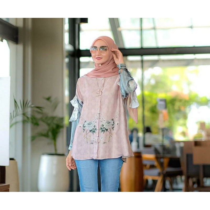 Prameswari Top Riamiranda RM Saga Ria miranda Eid Series Lebaran