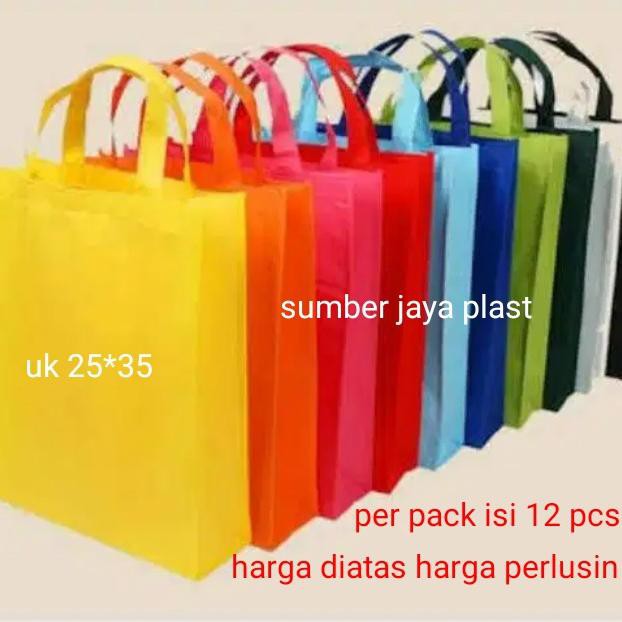 

Goodie Bag / Tas Kain Spunbond/Tas Kain 25*35 Berkualitas