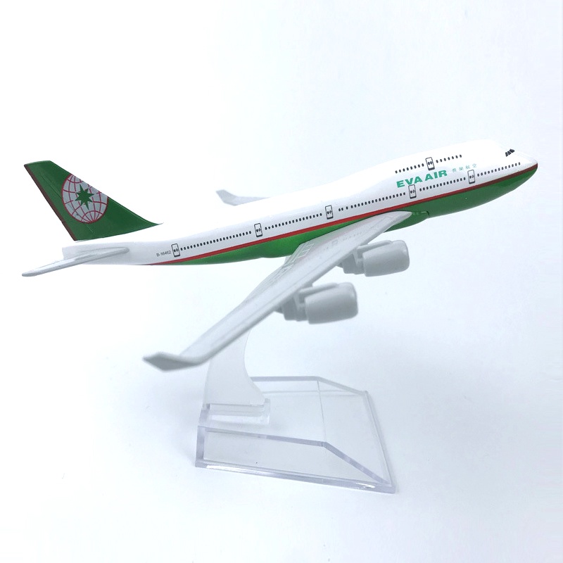 Miniatur Diecast Pesawat Terbang Boeing 747 B747 Bahan Metal Eva Untuk Hadiah