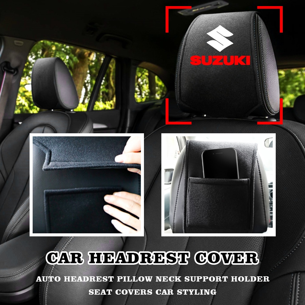 Bantal Sandaran Kepala Jok Mobil Untuk Suzuki Jimny Celerio Ciaz Every S-Presso DZire Baleno