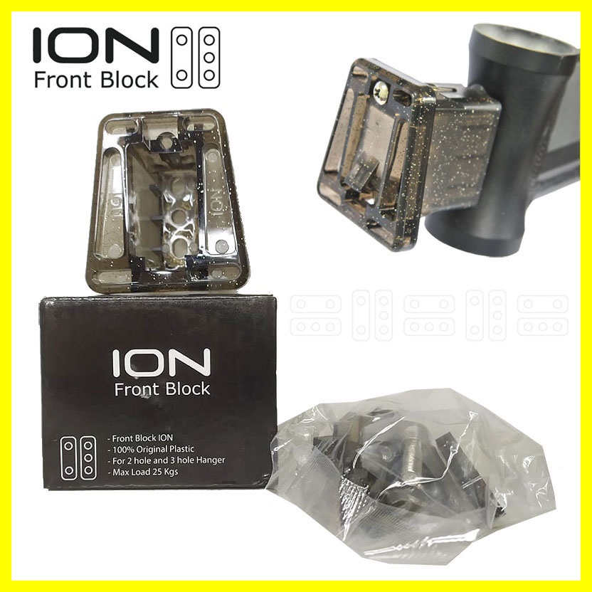 Ion Front Block FrontBlock Bracket Hanger Tempat Dudukan Tas Depan Sepeda Lipat Folding Bike Hitam