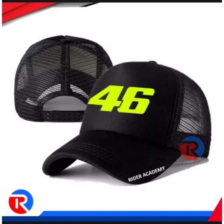 Topi trucker topi jaring topi dewasa  Rossi 46 motogp