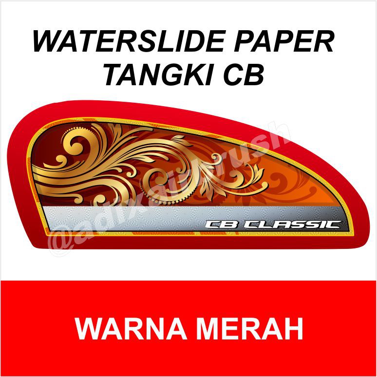 

waterslide paper / kertas decal + cetak buat tangki CB versi 2