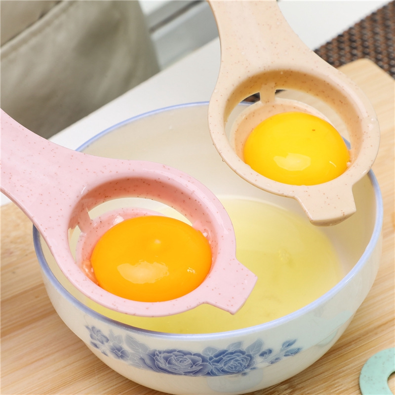 Pemisah Putih Telur Saringan Telur Dapur Pemisah Putih Telur Dan Kuning Telur Pemisah Telur Jerami Gandum Cair