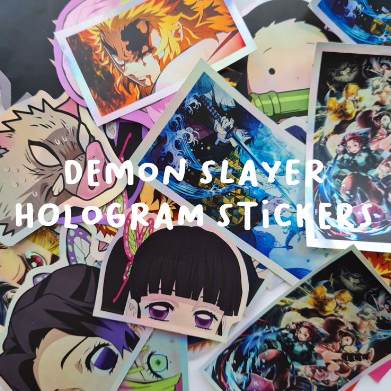 

DEMON SLAYER HOLOGRAM STICKERS