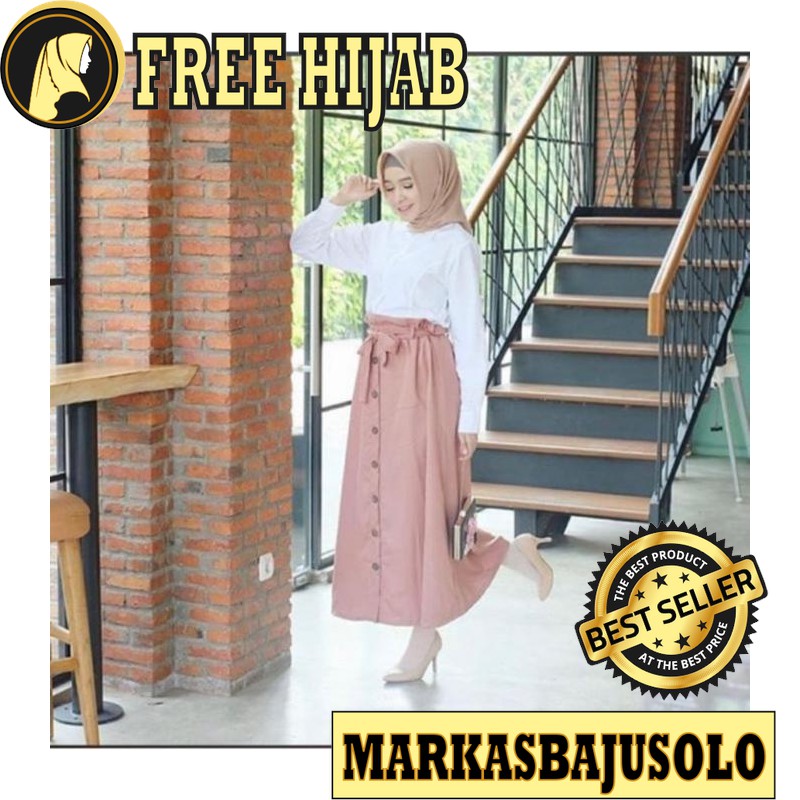 ROK VINCA PREMIUM / ROK JEANS WANITA MURAH / SPAN / PANJANG / PENDEK / JUMBO / ANAK