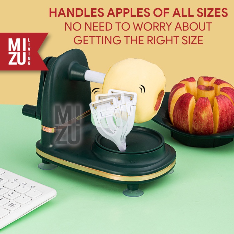 MIZU 3BYO-RINGO Alat Pengupas Apel 3 Detik 3 Seconds Apple Pear Peeler