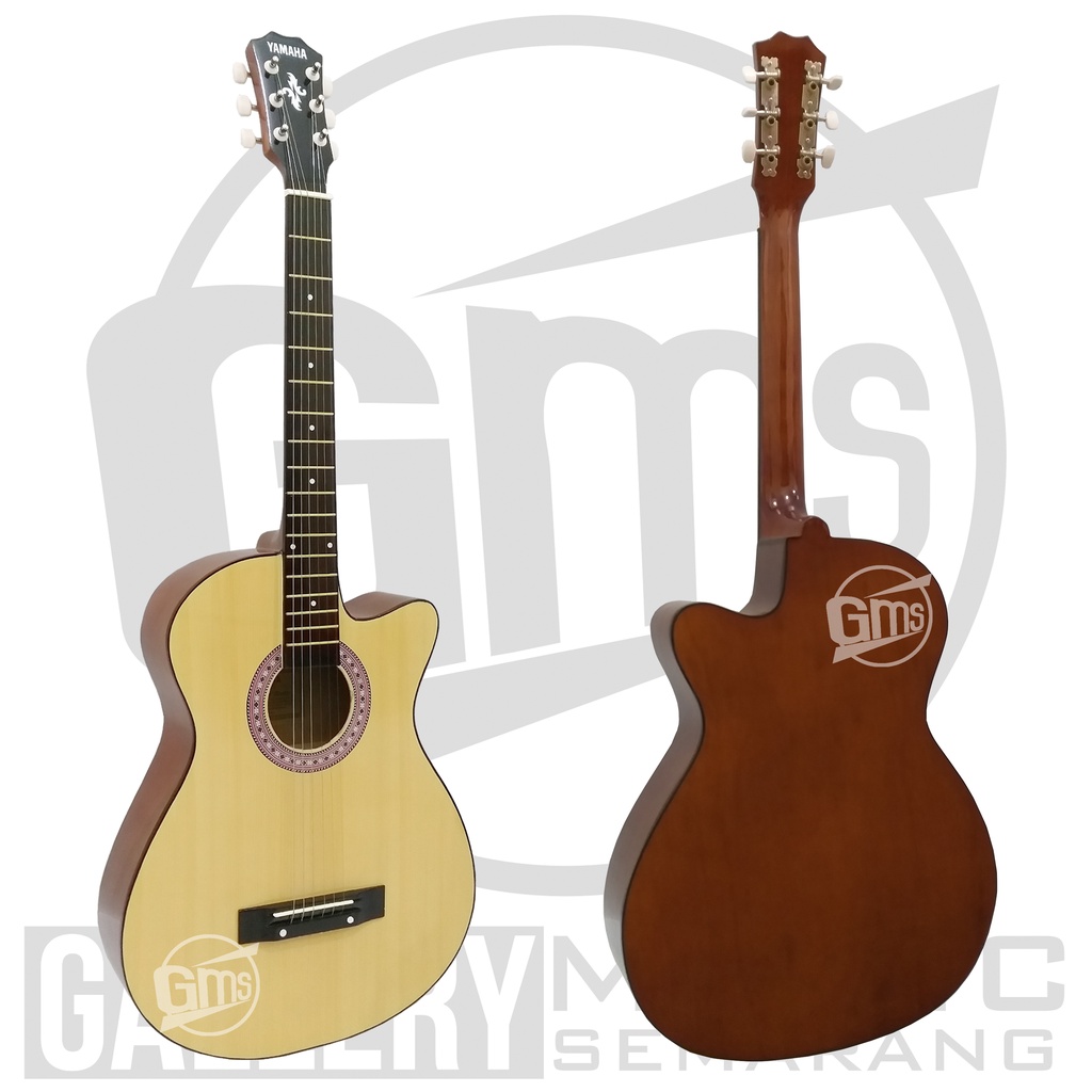 PROMO!!! Gitar Akustik Termurah Bonus Softcase Pick Senar Cadangan Packing Kayu &amp; Bubble Warp