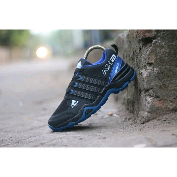 Sale Sepatu Sport Casual Adidas AX 2 Terrex Man Untuk Pria Cowo Hitam Putih Merah Abu Grade Ori