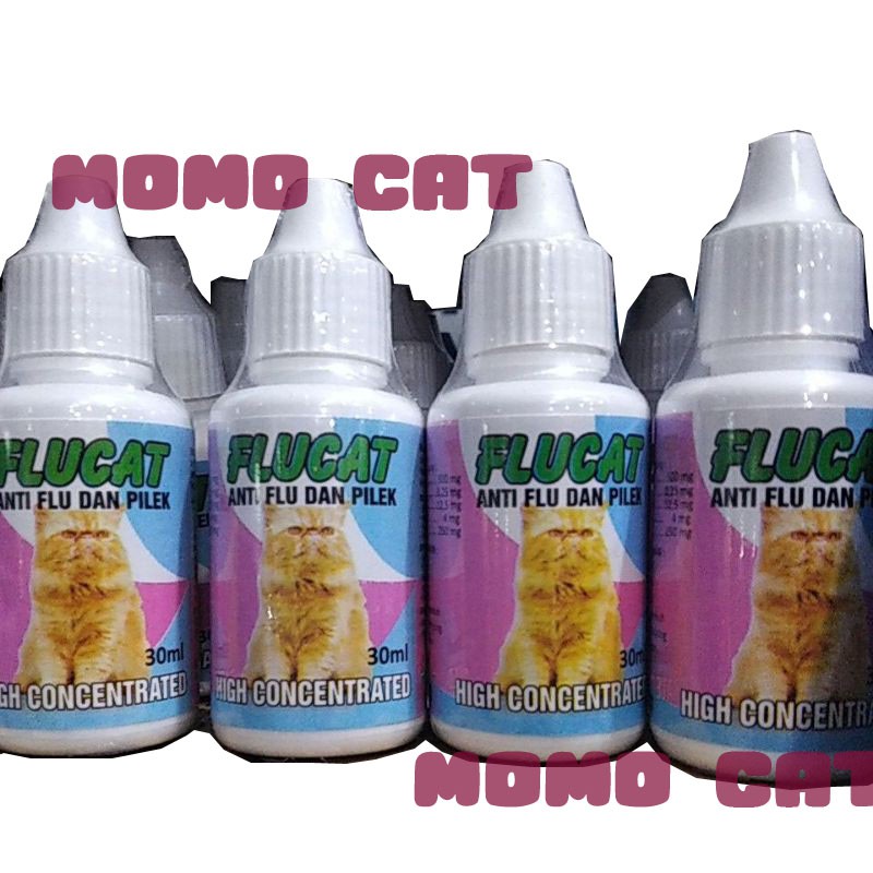 Obat FLU dan PILEK Pada kucing/Bersin/ FLUCAT 30ml