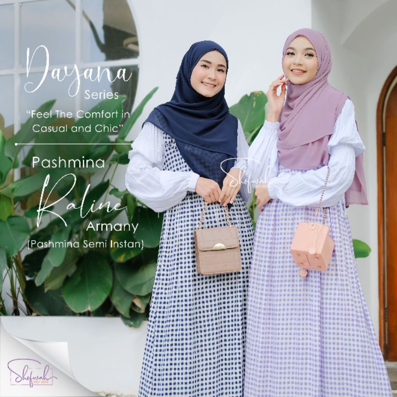Gamis Dayana Dress Katun Rayon Viscose Original Shofwah