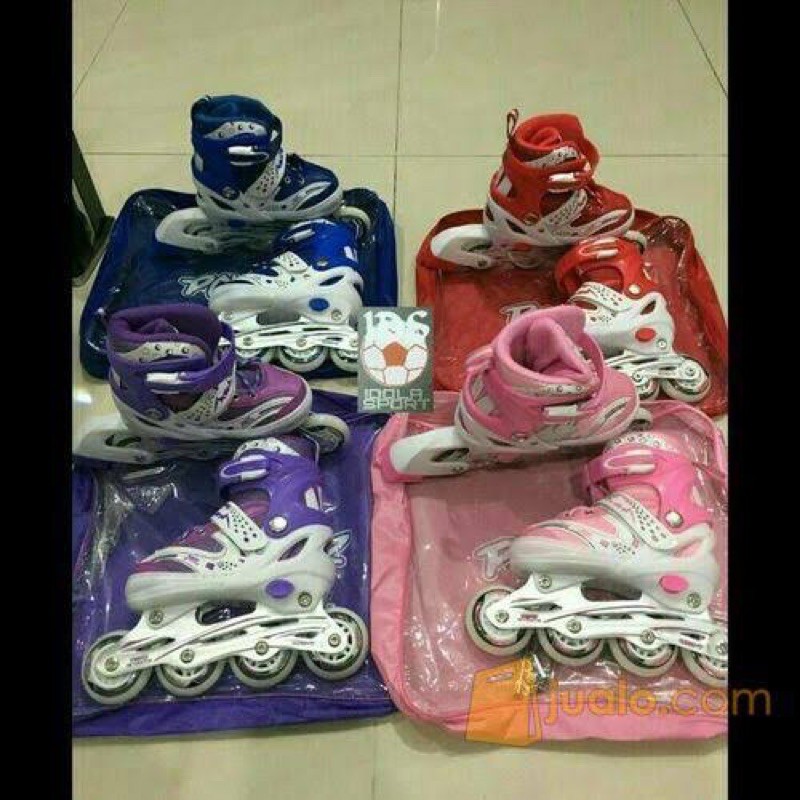 Sepatu Roda Inline Skate Ban Karet PU + Dekker S M L