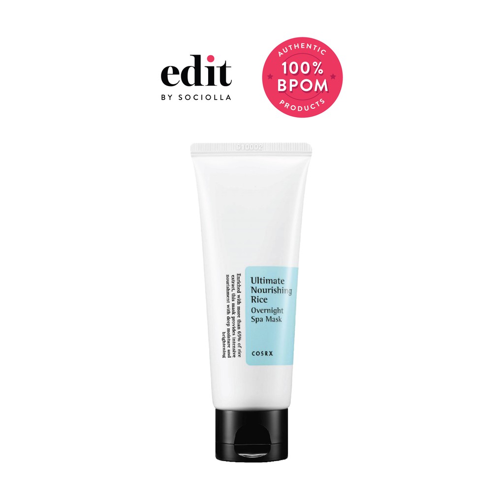 

COSRX Ultimate Nourishing Rice Overnight Spa Mask - size: 60 ml - Edit by Sociolla