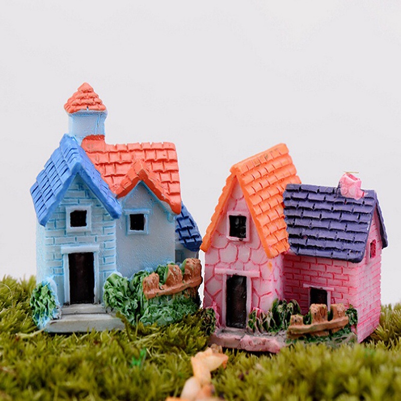Miniatur villa Hutan Untuk Taman Rumah Boneka