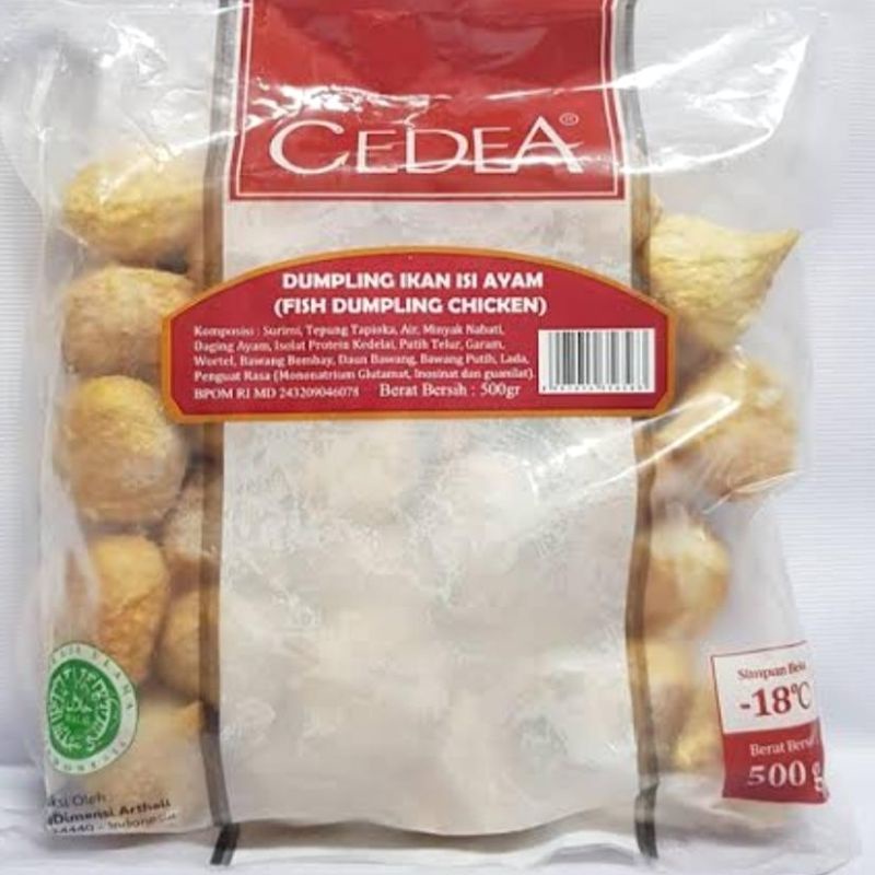 

Cedea Dumpling Ikan Isi Ayam 500gr