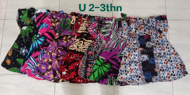 Dress Batik Anak Perempuan Semi A Murah Meriah Adem