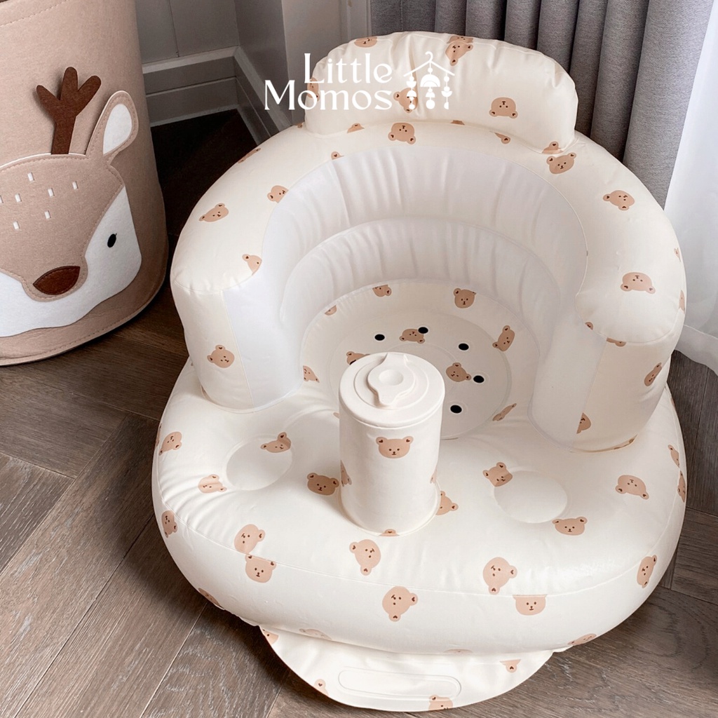 Little Momos Premium Baby Sofa Bear Edition | Pelampung Bayi Premium