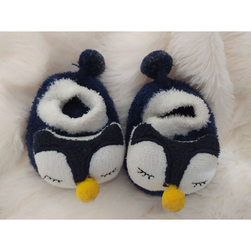 PRELOVED KAOS KAKI BAYI 3D BONEKA RUBAH NAVY/ KAOS KAKI BAYI 3D ANTI SLIP
