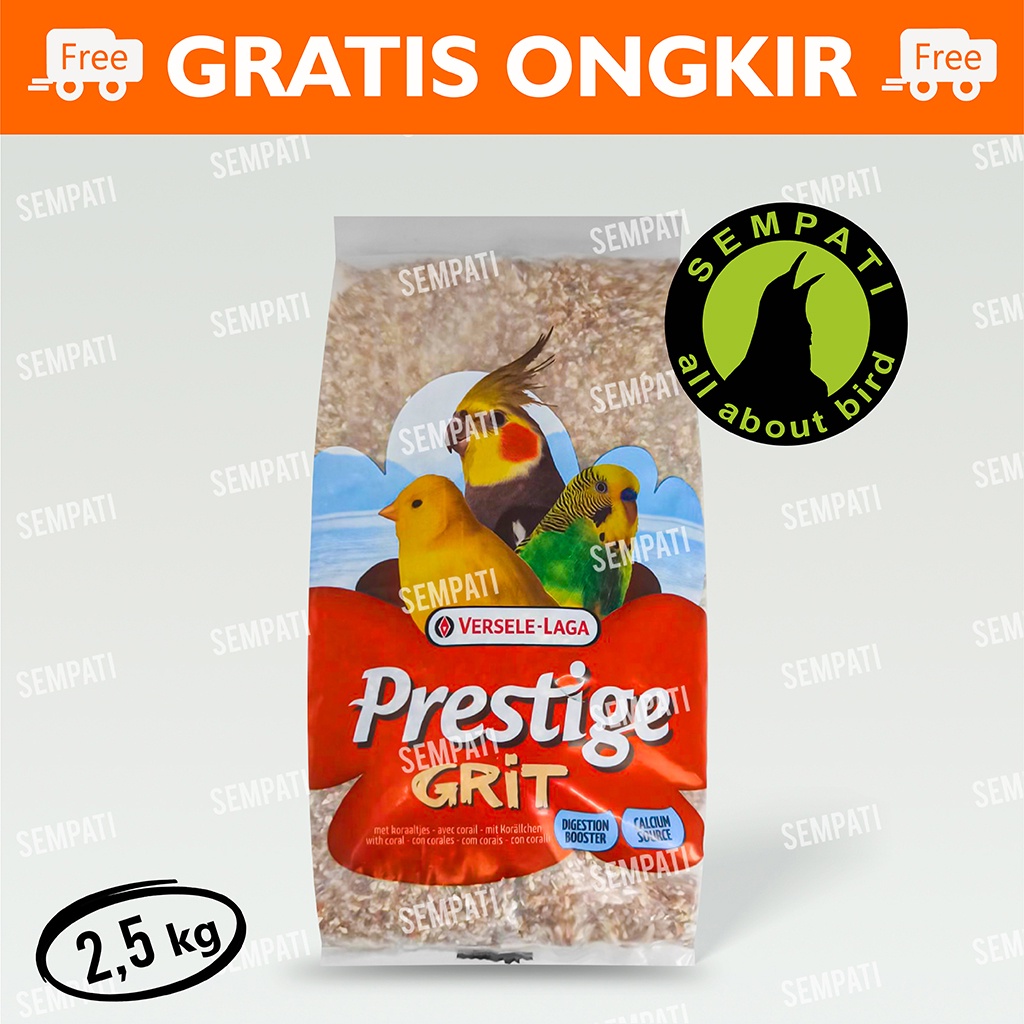 PRESTIGE GRIT VERSELE LAGA SUPLEMEN MAKANAN SEMUA JENIS BURUNG