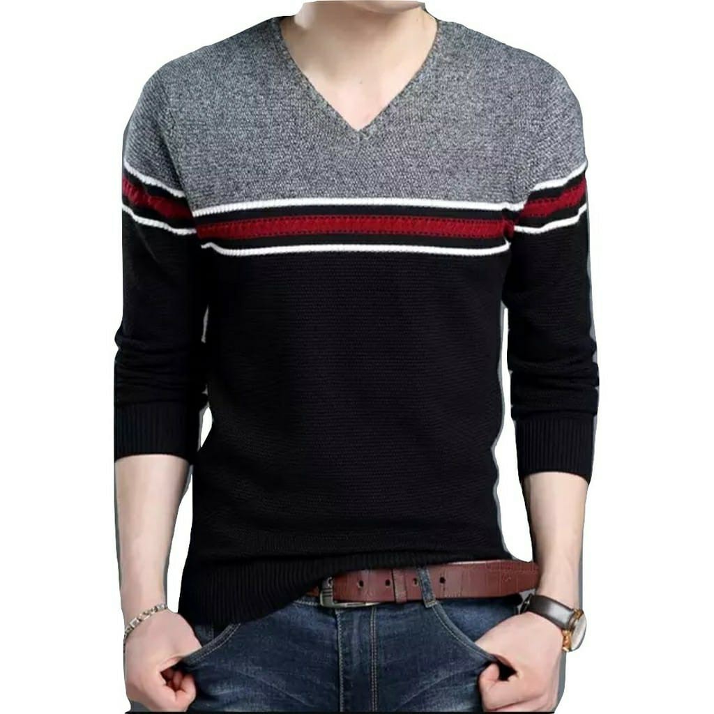 Sweater Rajut Pria V BOY 14 Get Best Quality Nyaman Dipakai