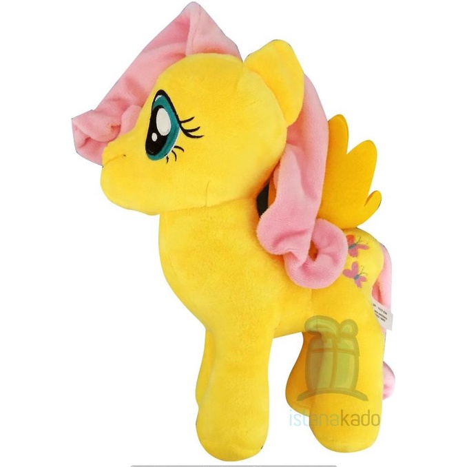 Boneka Karakter My Little Pony Fluttershy Pink Yellow 13"