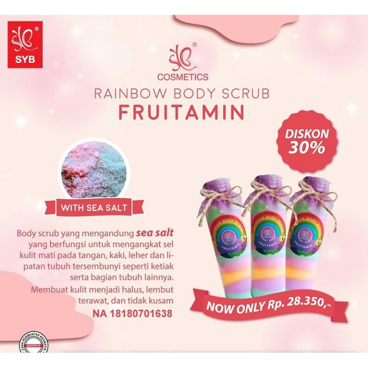 ⭐BAGUS⭐ LOTION FRUITAMIN SYB / FRUITAMIN LOTION BPOM