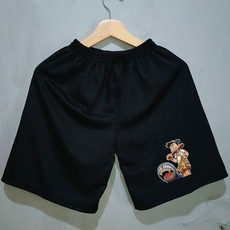 CELANA BOXER DEWASA SABLON DTF PRIA WANITA TERMURAH-Doraemon