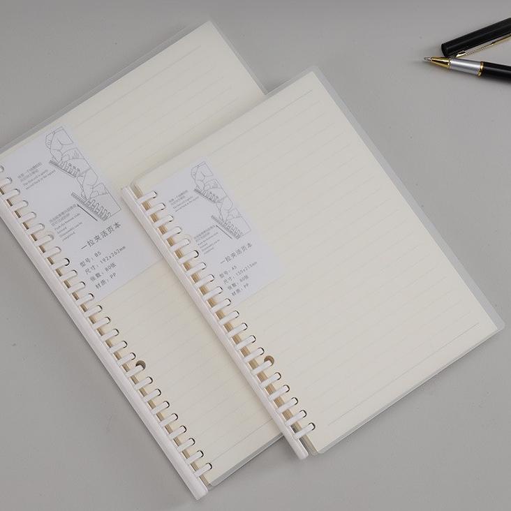 

Cby Binder Note Spiral Ring Model ( Garis, Polos, Dotted , & Grid ) A5 & B5 - 80 lembar ➨ ➨