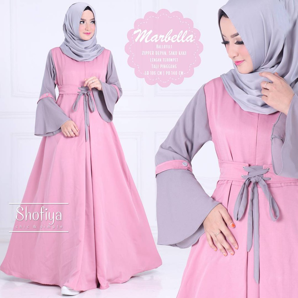 Termurah Eric summers neo gracella gamis gracella ceruti gamis polos set khimar
