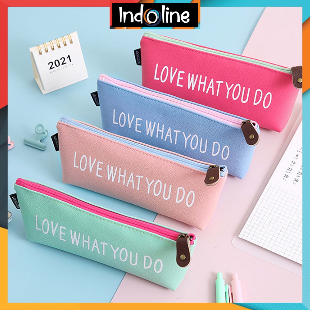 

Tas Pensil Tempat Alat Tulis Tempat Pulpen Dan Pensil Bahan PU New Trending Import COD ℒ 305