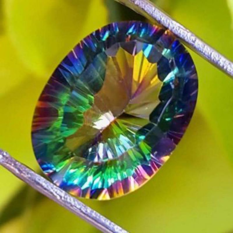 batu mystic quartz asli natural