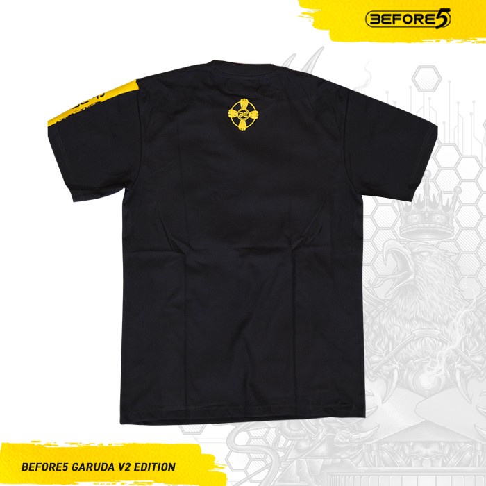 Dfws20G1Hg Kaos T-Shirt Pria Before5 Garuda Edition V2 Black - S Hyj2011Jhh
