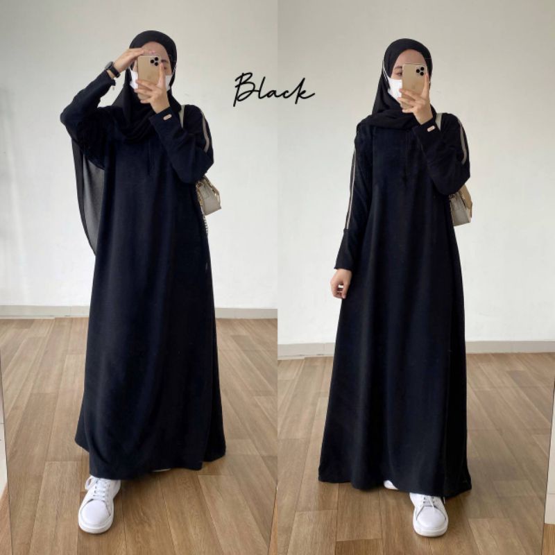 [COD] ABAYA GHANIA - BAHAN PREMIUM CRINKLE AIRFLOW