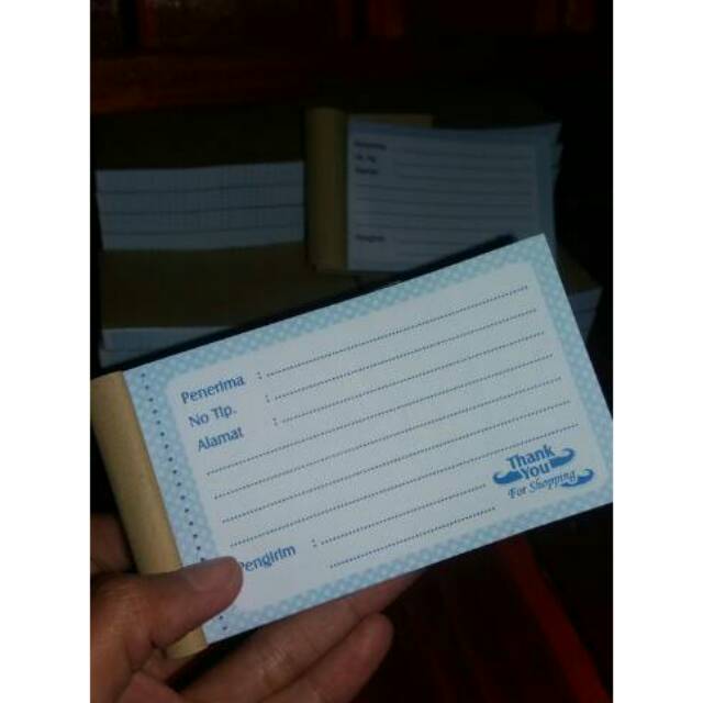 

BUKU LABEL PENGIRIMAN OLSHOP MOTIF TQ/SHIPPING LABEL / PERLENGKAPAN OLSHOP