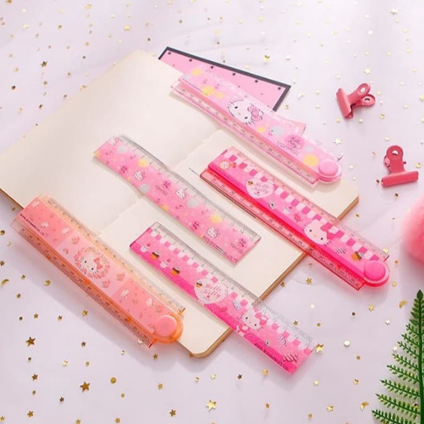 

Bigzoo Penggaris Plastik Lipat Anak Hello Kitty 30 cm