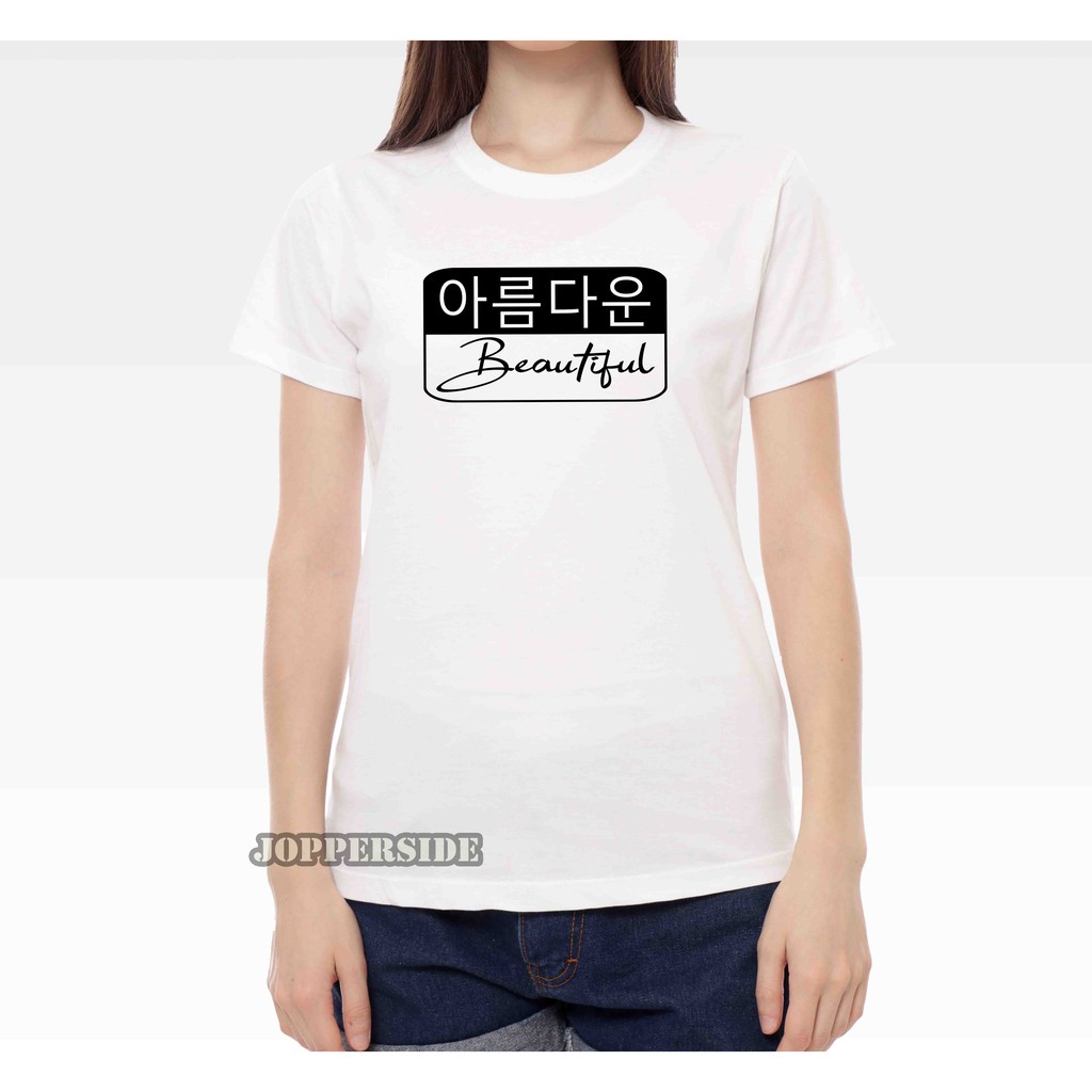 JOPPERSIDE T SHIRT KAOS DISTRO WANITA PEREMPUAN CEWEK SLIMFIT ORIGINAL PREMIUM BEAUTIFUL KOREA TW6