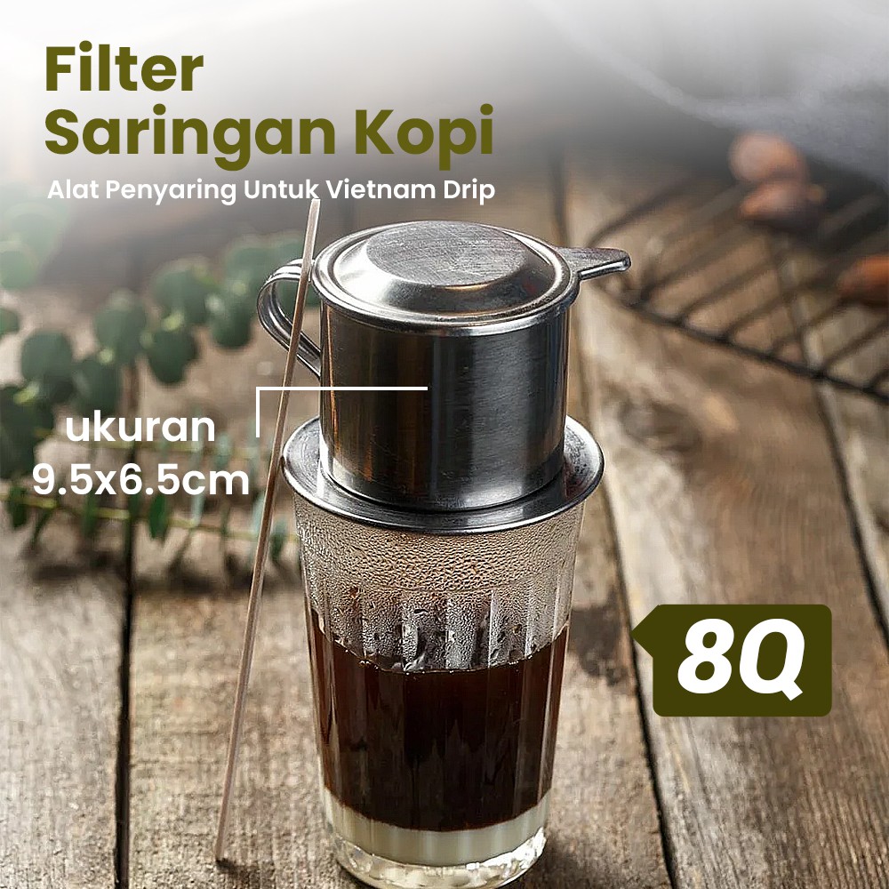 Jual Saringan Kopi Vietnam Coffee Drip Dripper Stainless Steel Alat Cafe Ala Barista Coffee 7829