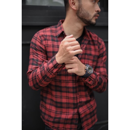 Mubeng X Bleed Limited Kemeja Flannel Code 05