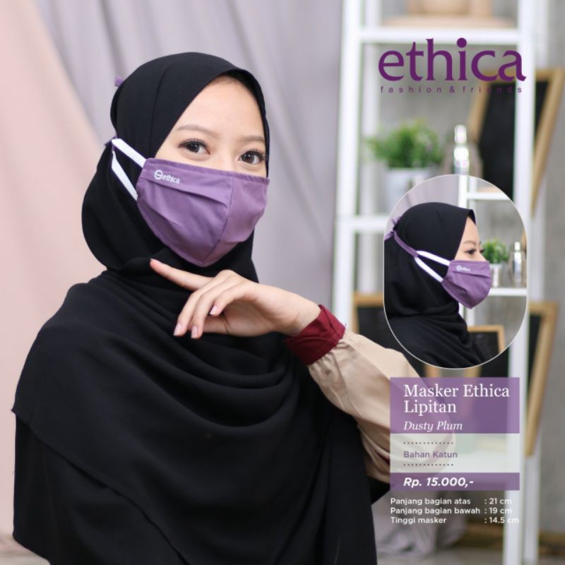 MASKER LIPITAN KAIN KATUN || V2  || ETHICA