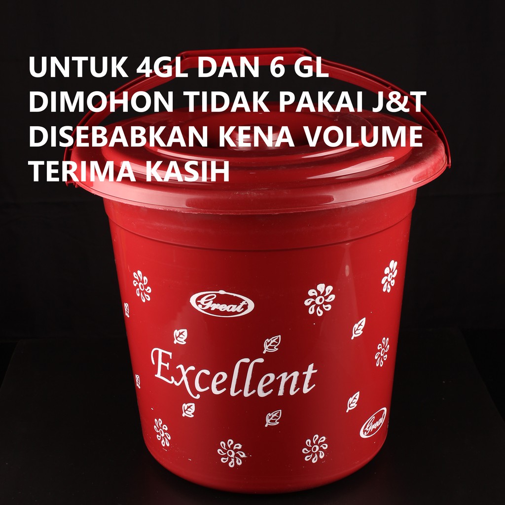 Jual Ember Plastik Excellent Tutup Ember Plastik Murah Shopee Indonesia 4218