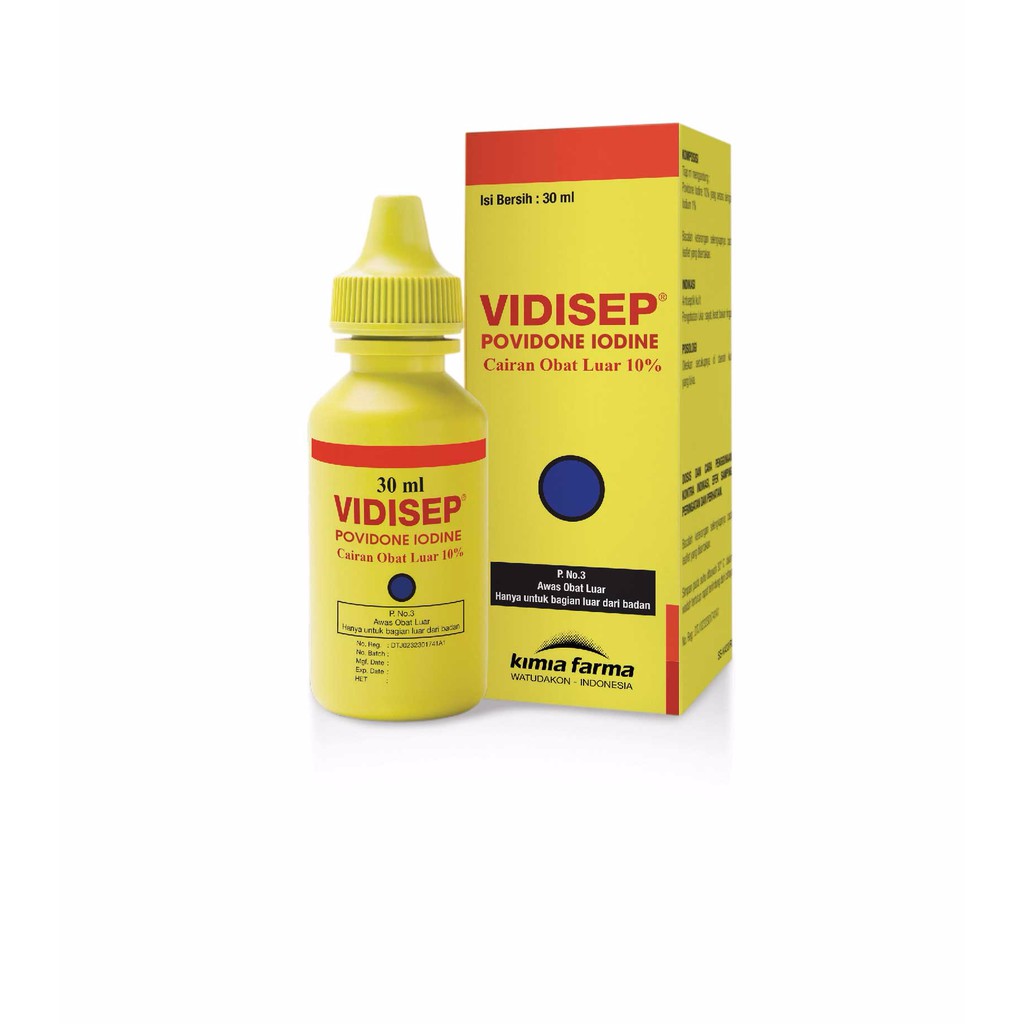 Jual Vidisep Btl 60ML /Obat Merah/Obat luka lecet /Firstaid Shopee Indonesia