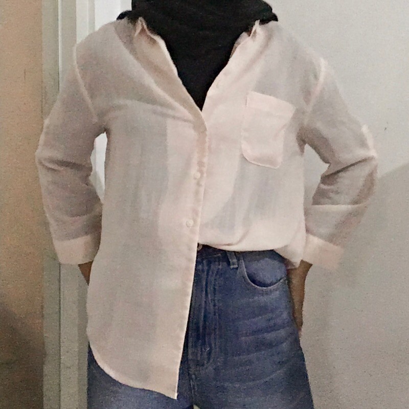 Thrift Shop Atasan Kemeja Wanita
