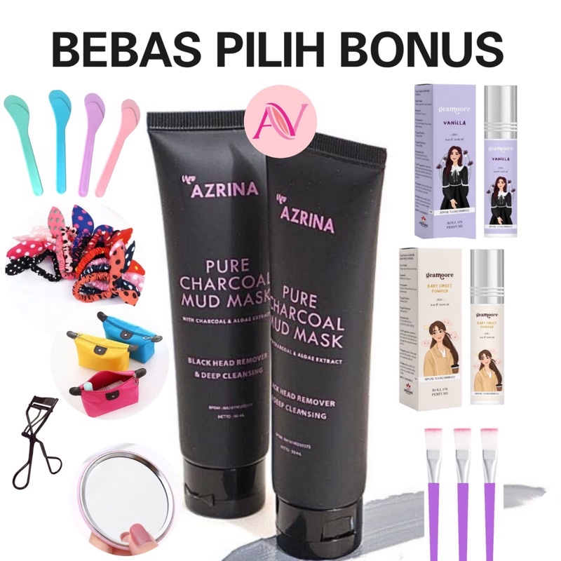 Azrina Pure Charcoal Mud Mask