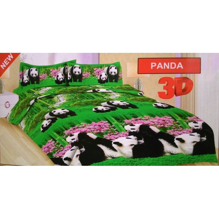 Sprei Bonita Uk.180 X 200 Motif Panda  best quality
